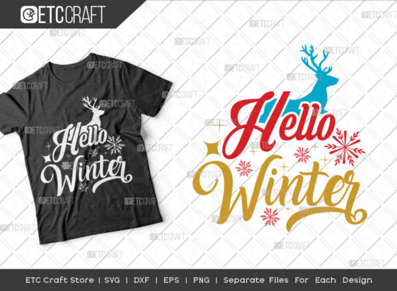 Download Hello Winter SVG Cut File | Winter Decor - Winter decor Collection