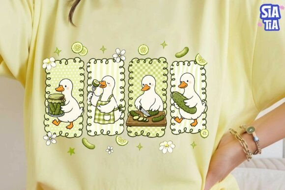 Download Cute Duck Pickle Making PNG Clipart - Cute duck Collection