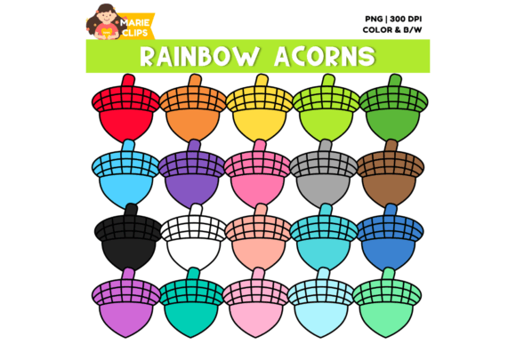 Download Rainbow Acorn Clipart, Fall Clipart - Fall clipart Collection